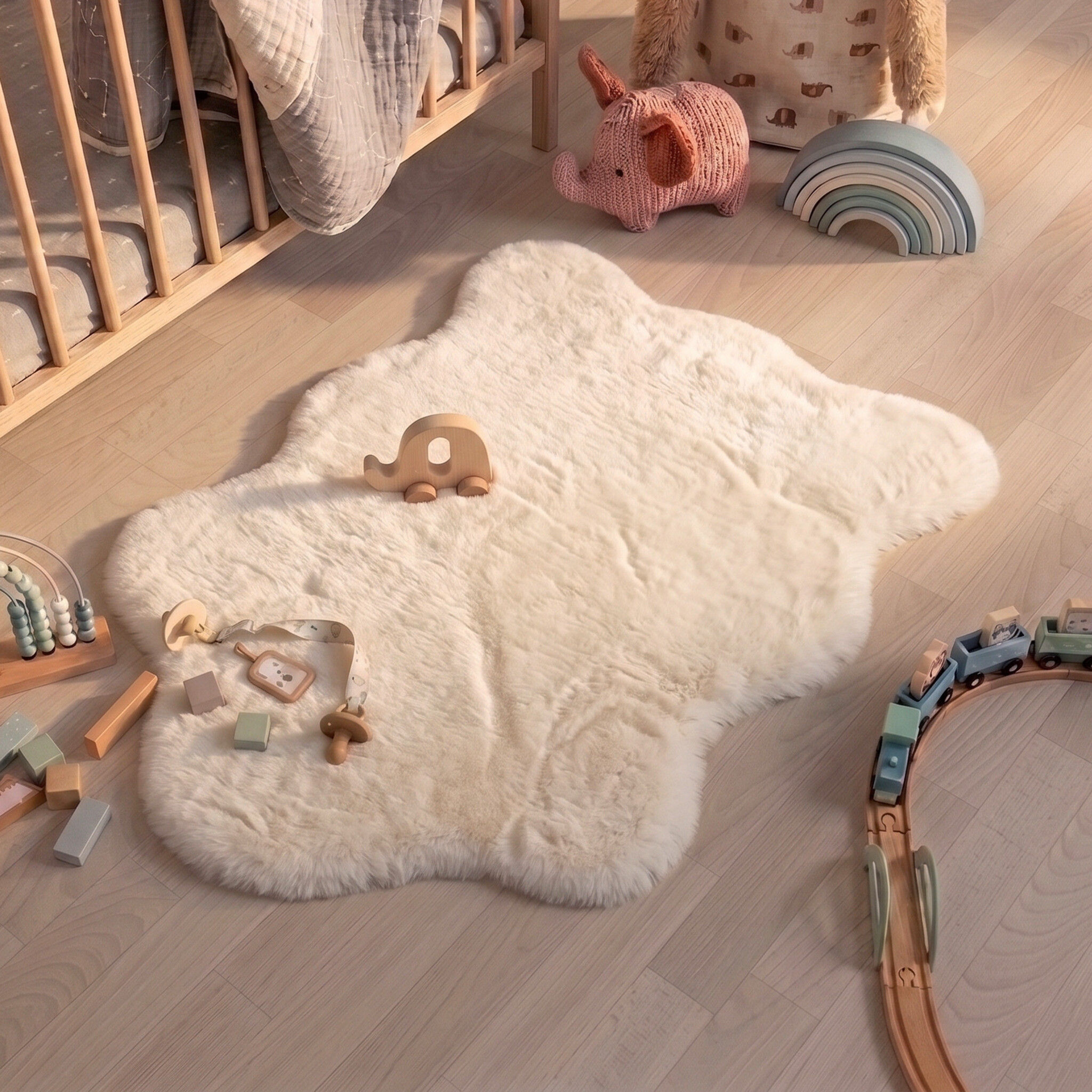 Barnmatta | Huggy Sheep vit hos Volero