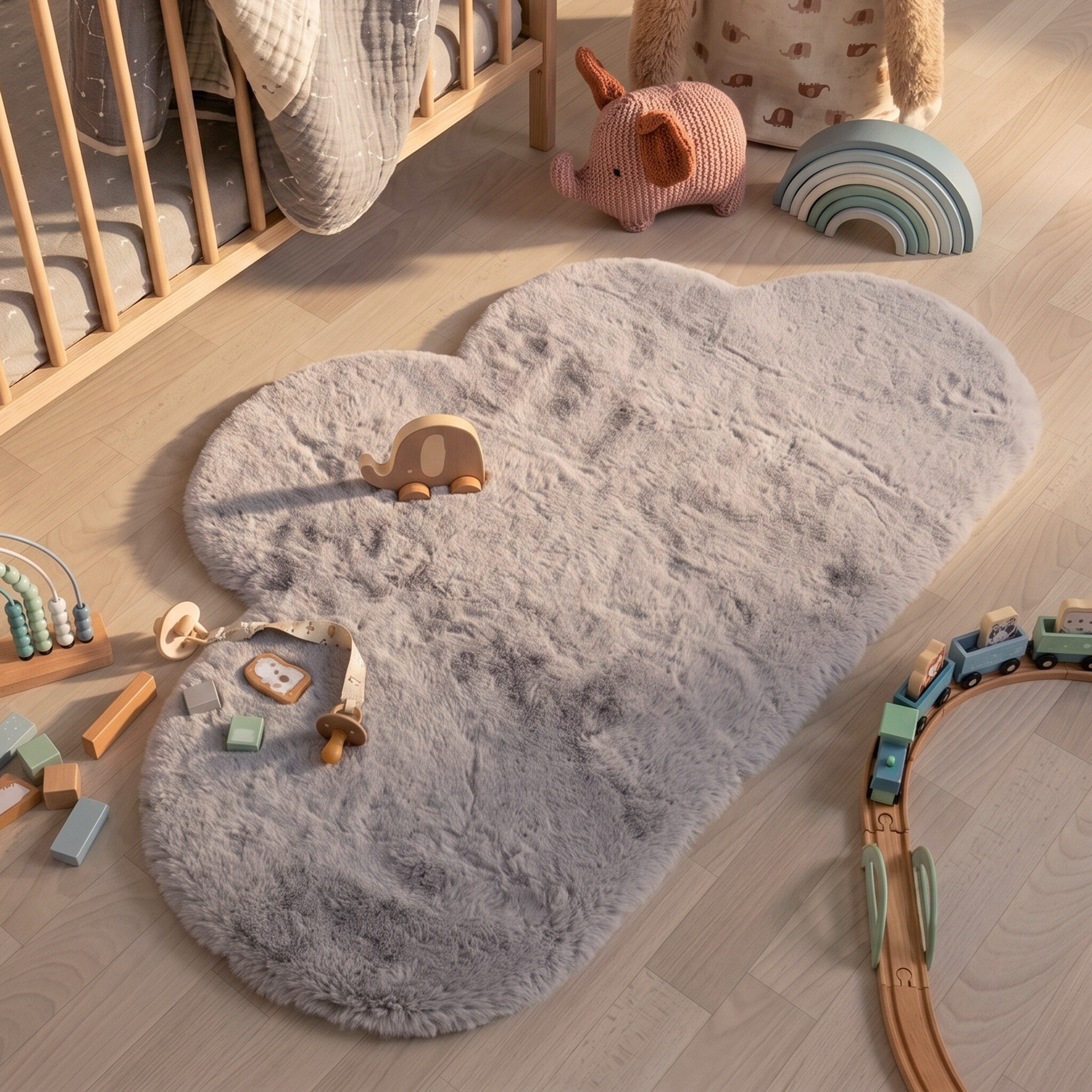 Barnmatta | Huggy Cloud grå hos Volero