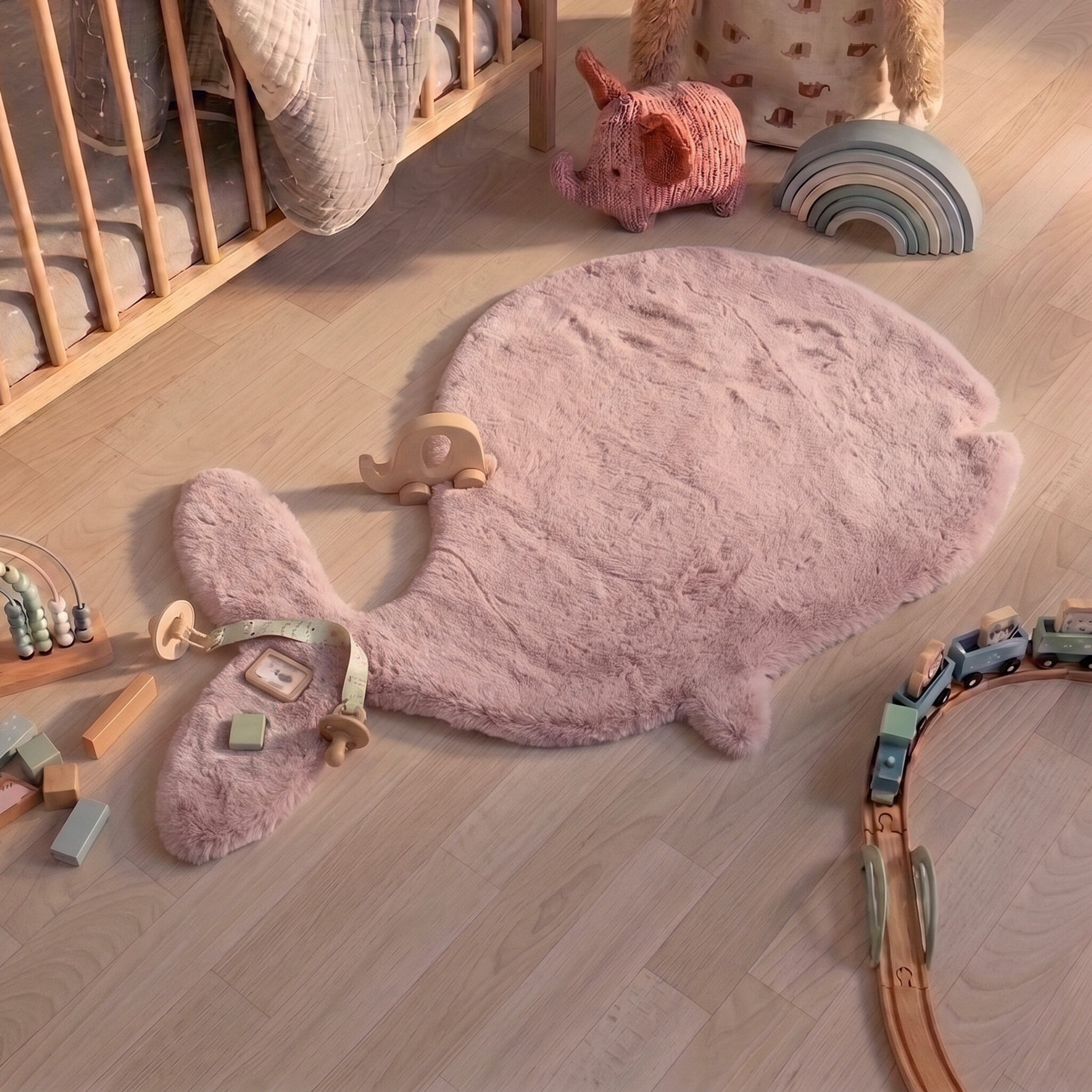 Barnmatta | Huggy Whale rosa hos Volero