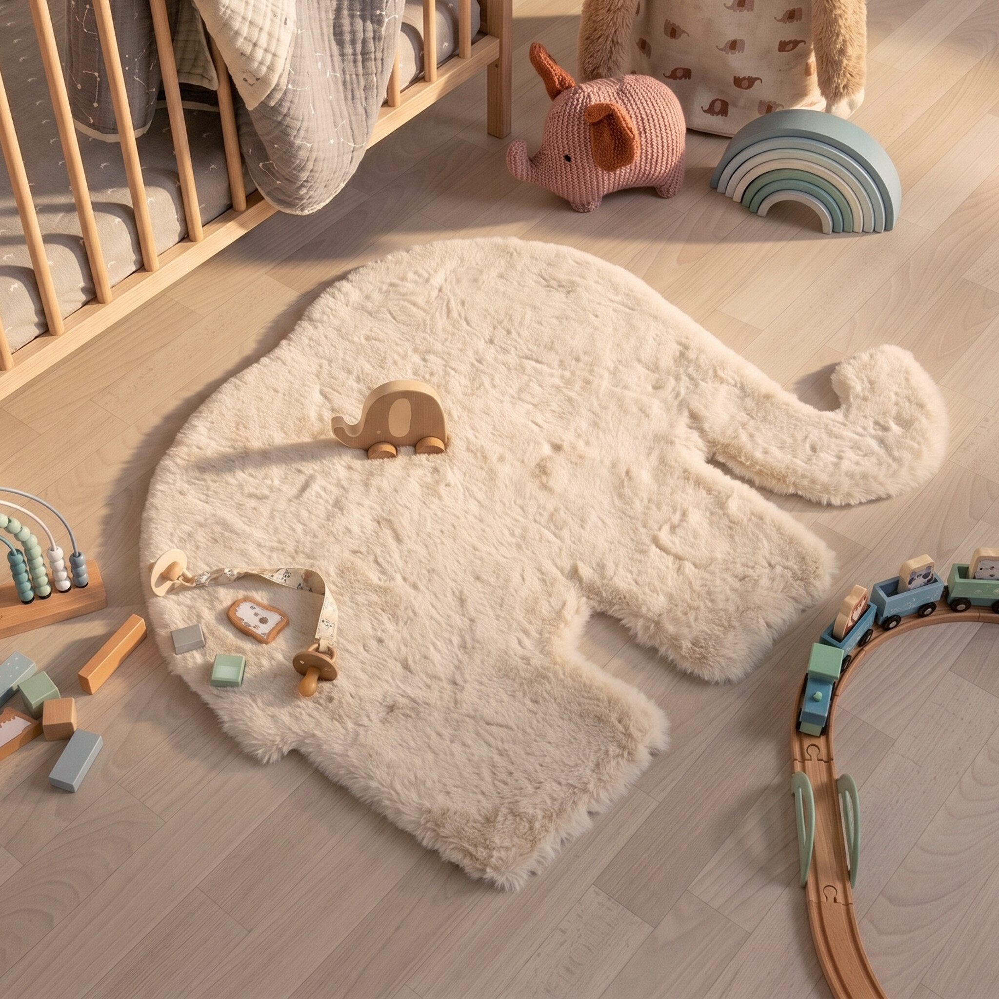 Barnmatta | Huggy Elephant gräddvit hos Volero
