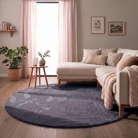 Rund matta | Cozy antracit hos Volero