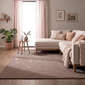 Tvättbar matta | Cozy taupe hos Volero