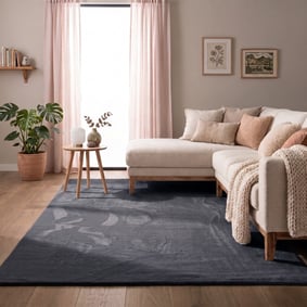 Tvättbar matta | Cozy antracit hos Volero