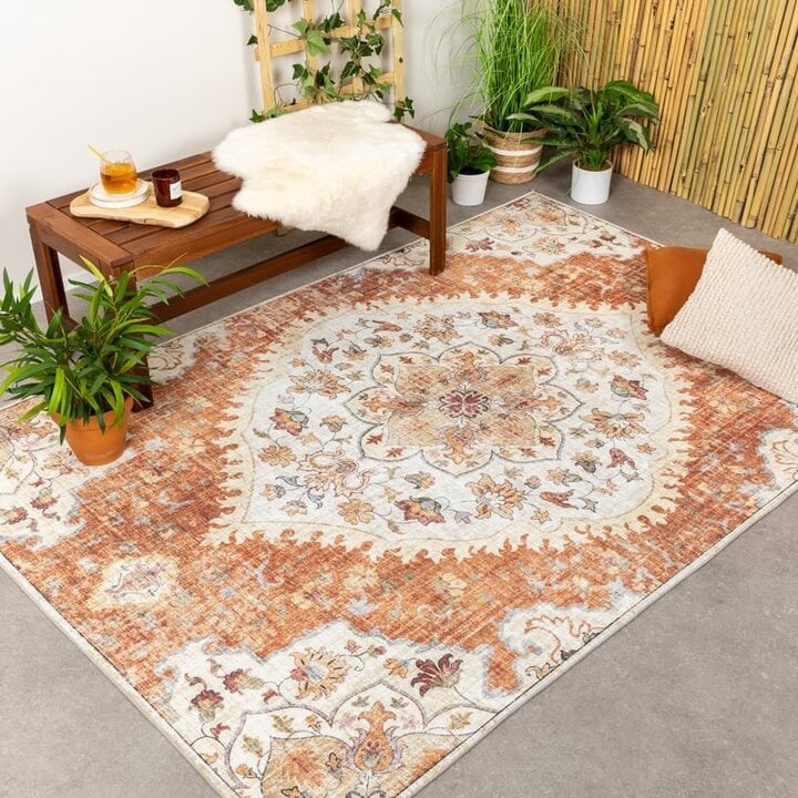 Vintage Utomhusmatta - Santo Mandala Terrakotta