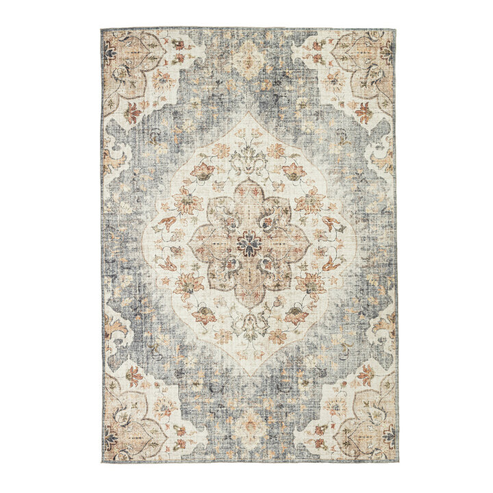 Vintage Utomhusmatta - Santo Mandala Blå/Grå - 1