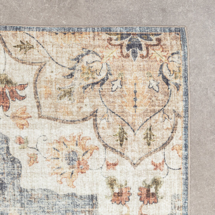 Vintage Utomhusmatta - Santo Mandala Blå/Grå - 4