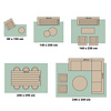 Utomhusmatta - Summer Pattern Gul - thumbnail 8