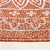 Rund Utomhusmatta - Summer Aztec Terrakotta - thumbnail 6
