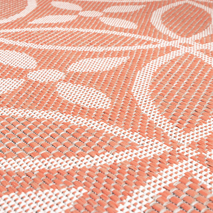 Utomhusmatta - Summer Pattern Rosa - 8