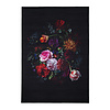 Blommig Matta - Florine Svart/Rosa - thumbnail 1