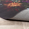 Blommig Matta - Florine Svart/Rosa - thumbnail 5
