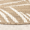 Rund Utomhusmatta - Malta Leaves Natur - thumbnail 5