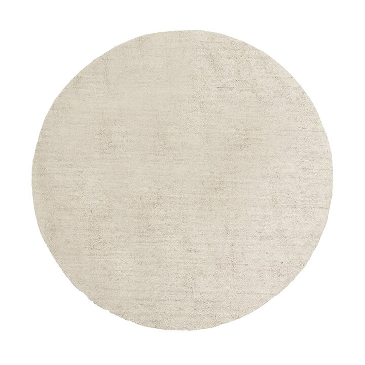 Rund Berbermatta - Aicha Beige - 1