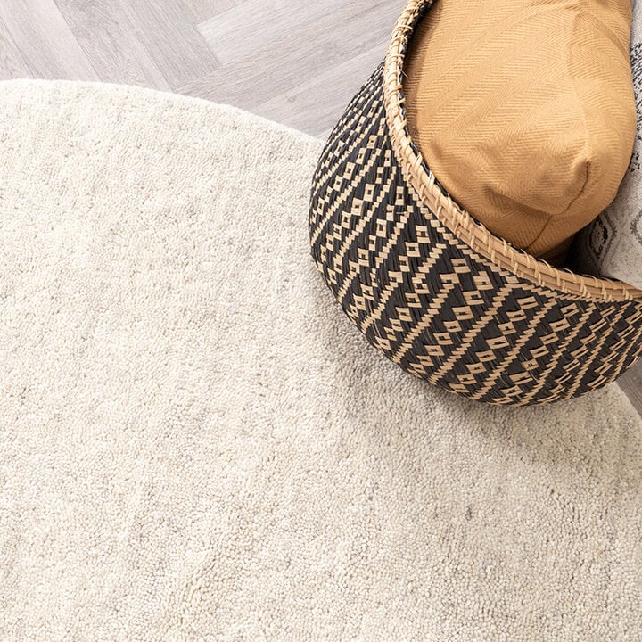 Rund Berbermatta - Aicha Beige - 4