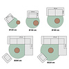 Rund Berbermatta - Aicha Beige - thumbnail 8