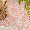 Rund Utomhusmatta - Summer Oriental Rosa - thumbnail 5