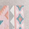 Bohemisk Utomhusmatta - Vedra Aztec Rosa - thumbnail 4
