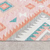 Bohemisk Utomhusmatta - Vedra Aztec Rosa - thumbnail 5