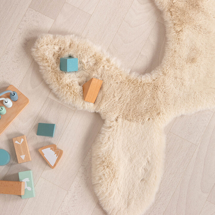 Barnmatta - Huggy Whale Gräddvit - 2