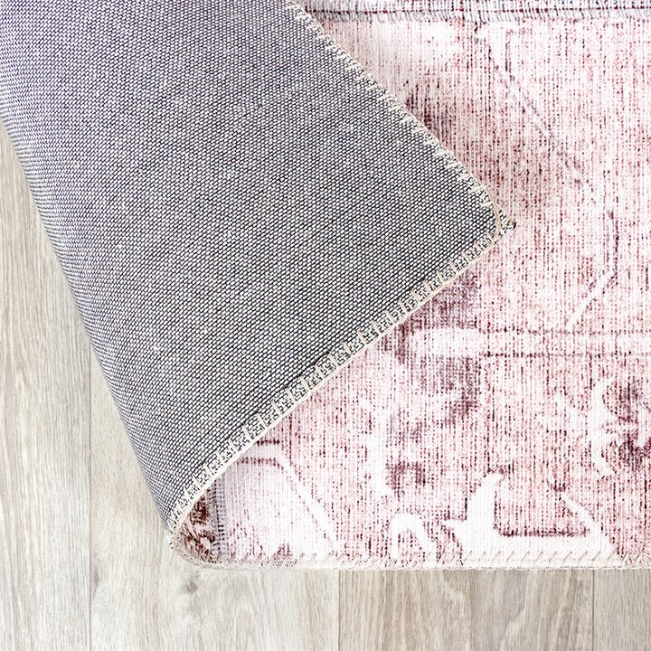 Lapptäckesmatta  - Lago Patchwork Röd/Rosa - 7