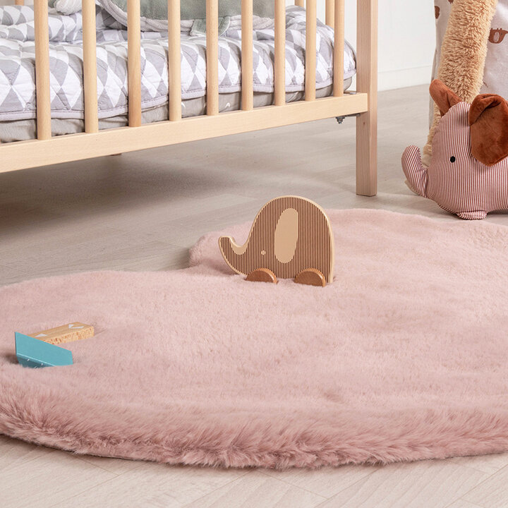 Barnmatta - Huggy Heart Rosa - 3