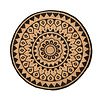 Rund Jute Matta - Henna Ayda Natur - thumbnail 1