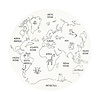 Rund Barnmatta - Globe Gräddvit - thumbnail 1