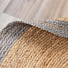 Jute Matta - Fair Rund Natur/Grå - thumbnail 6