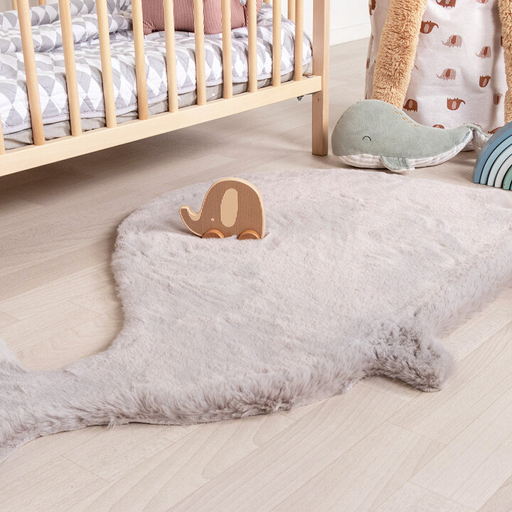 Barnmatta - Huggy Whale Grå - 3
