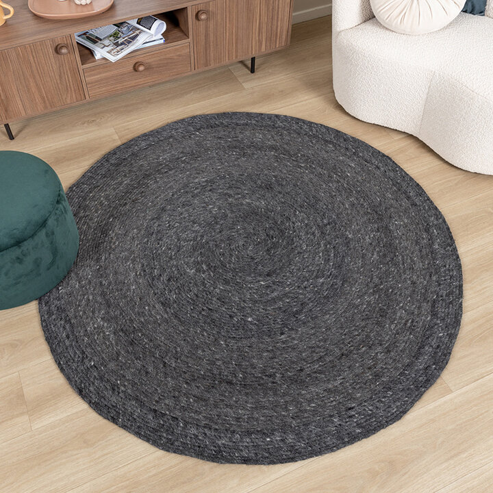 Rund Ullmatta - Wise Antracit - 5