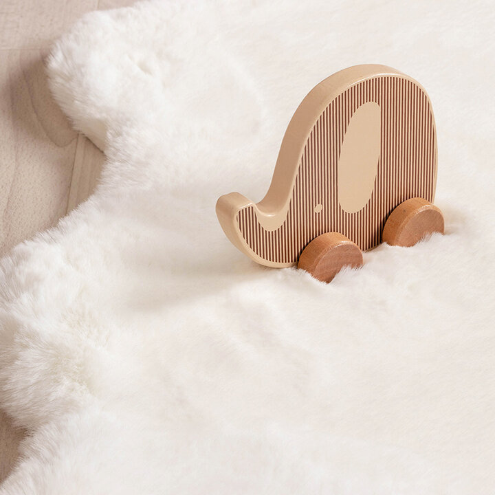 Barnmatta - Huggy Sheep Vit - 4