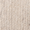 Oval Ullmatta - Feline Vit/Melerad - thumbnail 1