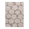 Barnrumsmatta - Bowie Flower Taupe - thumbnail 1