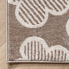 Barnrumsmatta - Bowie Flower Taupe - thumbnail 4