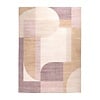Abstrakt Utomhusmatta - Groovy Shapes Pastell - thumbnail 1
