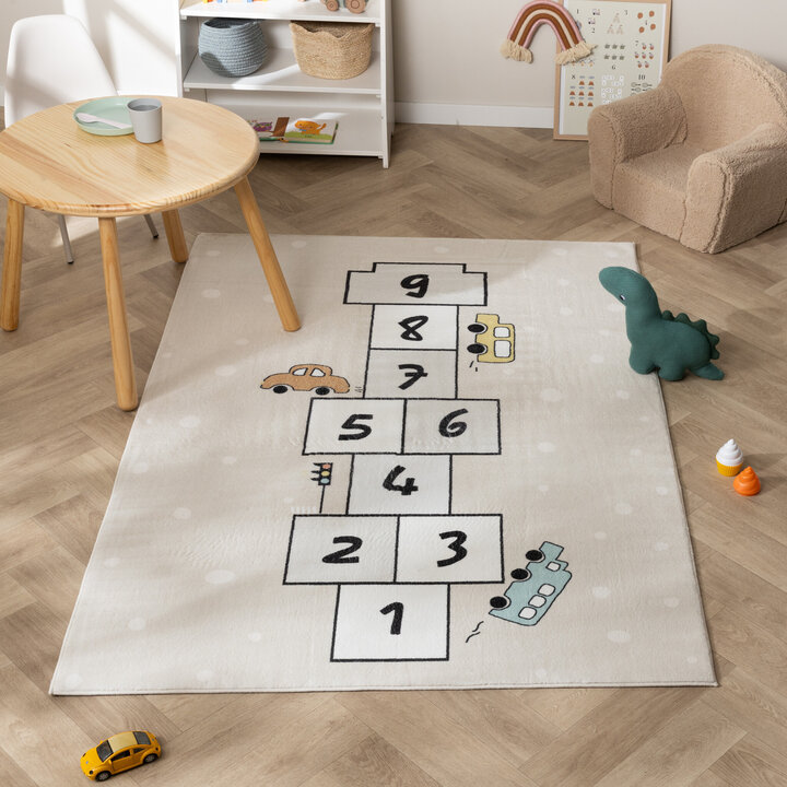 Lekmatta Till Barn - Ruby Auto Beige - 2