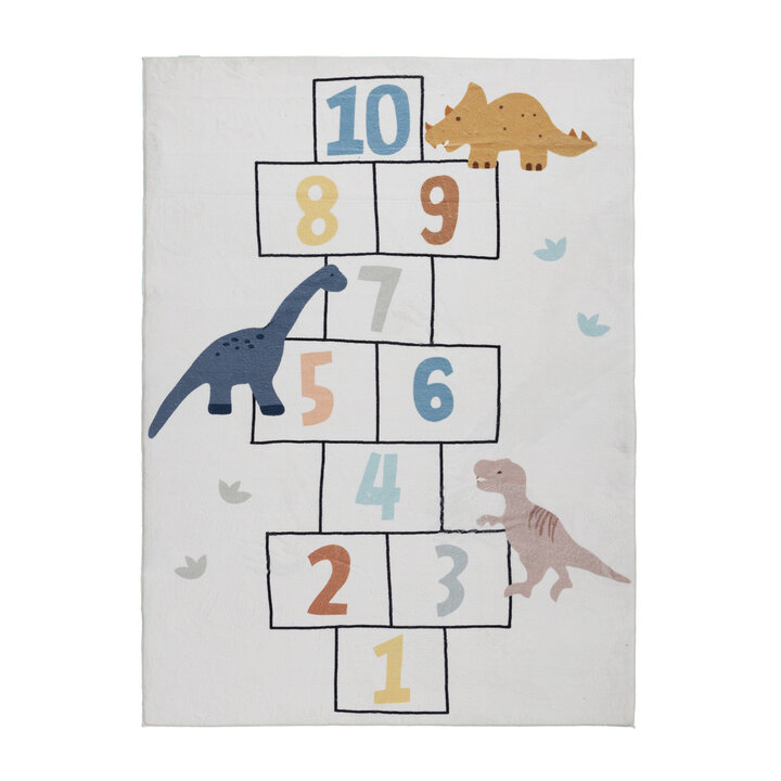 Lekmatta Till Barn - Ruby Dino Gräddvit - 1