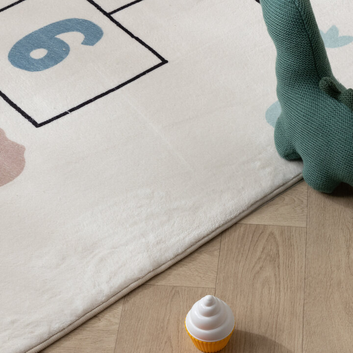 Lekmatta Till Barn - Ruby Dino Gräddvit - 3