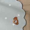 Rund Matta För Barnrum - Cloudy Dots Mintgrön - thumbnail 5