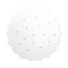 Rund Matta För Barnrum - Cloudy Dots Vit - thumbnail 1