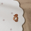 Rund Matta För Barnrum - Cloudy Dots Vit - thumbnail 4