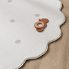 Rund Matta För Barnrum - Cloudy Dots Vit - thumbnail 5