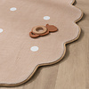 Rund Matta För Barnrum - Cloudy Dots Beige - thumbnail 6