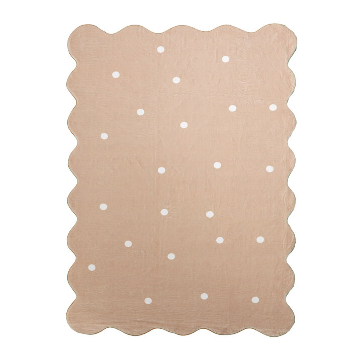 Barnrumsmatta - Cloudy Dots Beige - 1