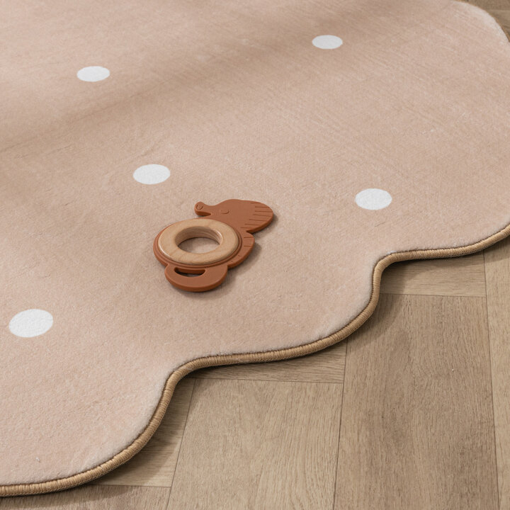 Barnrumsmatta - Cloudy Dots Beige - 5
