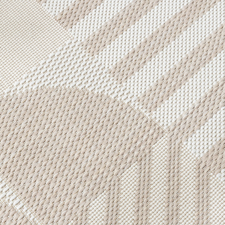 Utomhusmatta - Capri Lines Beige/Gräddvit - 3
