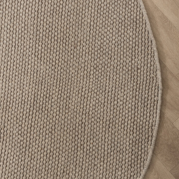 Rund Ullmatta - Bliss Beige/Brun - 5