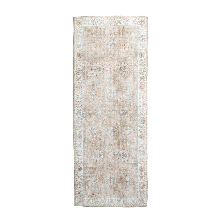 Tvättbar Löpare - Domingo Oriental Beige - 1