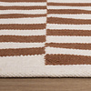 Randig Modern Matta - Dazzle Blocks Brun/Vit - thumbnail 6