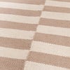 Randig Modern Matta - Dazzle Blocks Beige/Vit - thumbnail 4